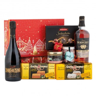 REGALO SELECCION REF. 724  Lote Cesta de Navidad