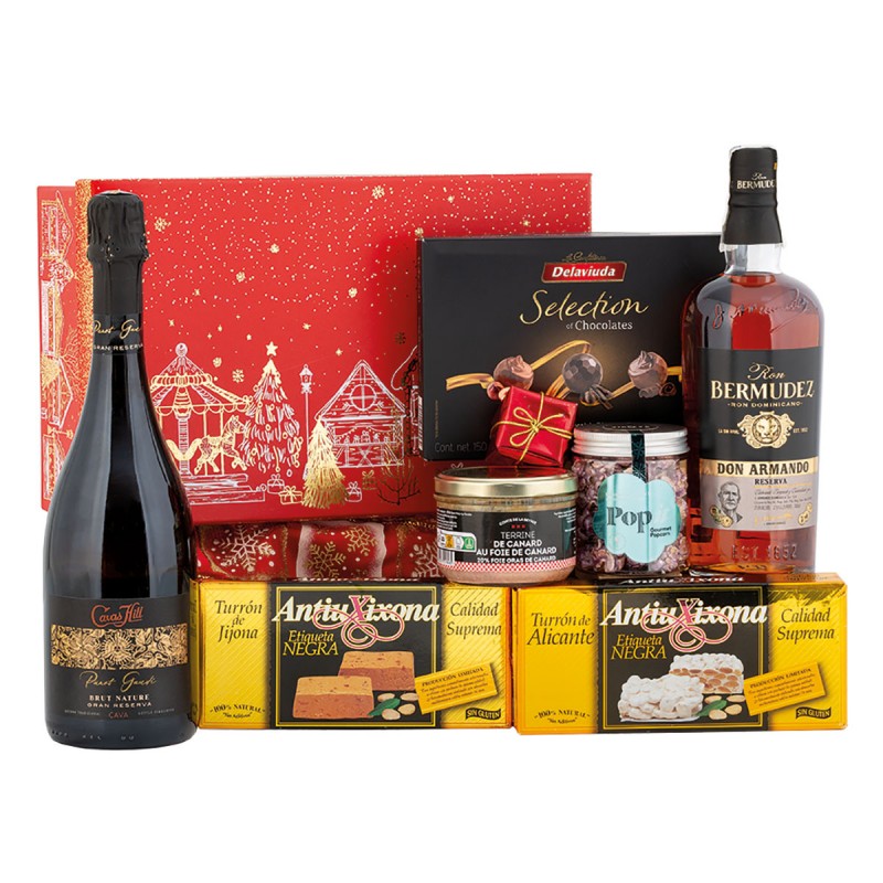 REGALO SELECCION REF. 724 Lote Cesta de Navidad REGALO SELECCION REF. 724 Lote Cesta de Navidad
