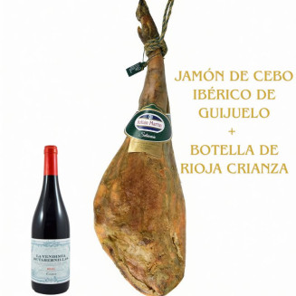 Jamón Ibérico  de Guijuelo Cebo de Campo Julián Martín Brida Verde