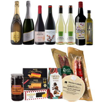 Lote de Navidad 319 con vinos de Aragón y dos cavas