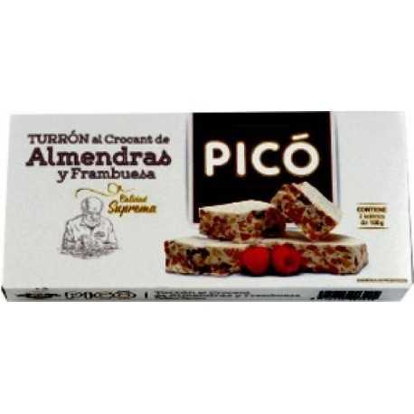 PICO 66 Turrón al Crocant de Almendra y Frambuesa Calidad Suprema PICO 66 Turrón al Crocant de Almendra y Frambuesa Calidad Suprema