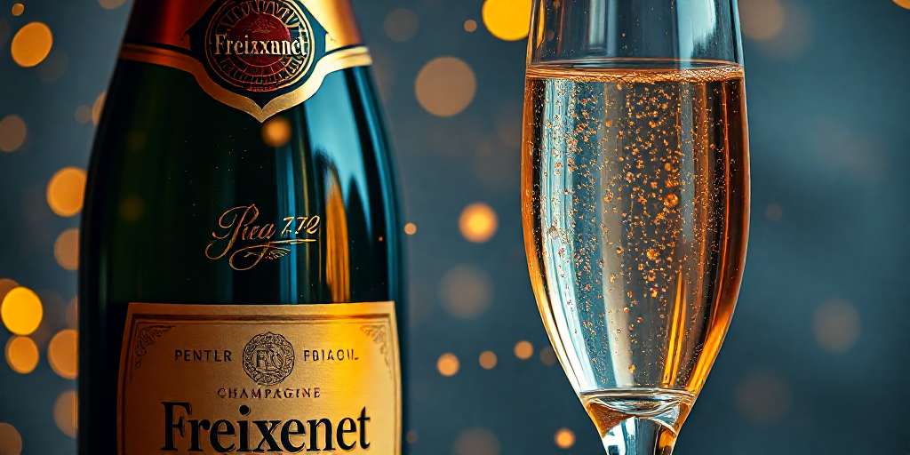 Botella de Freixenet