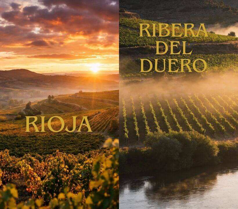 Diferencia entre vino Rioja y Ribera del Duero: 10 aspectos esenciales